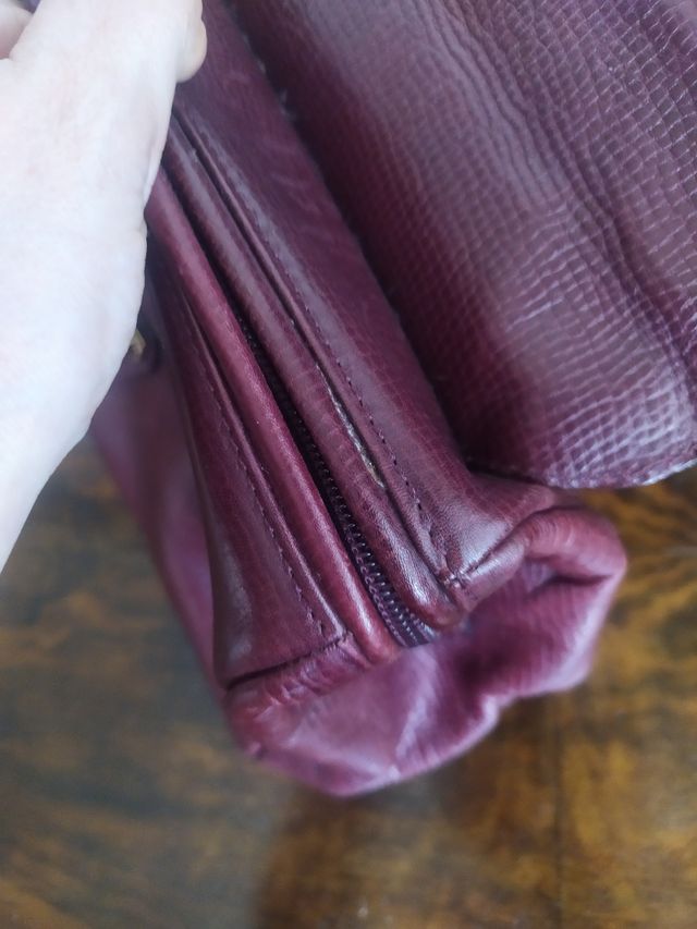 Bolso vintage de cuero genuino de marca 426