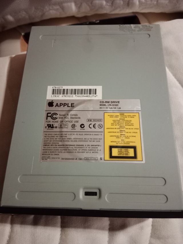 lector de cd grabador APPLE