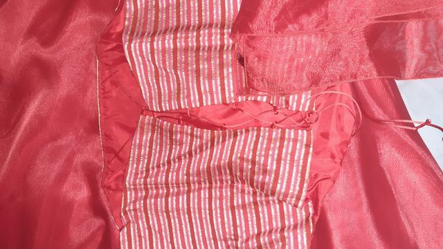 vestido fiesta Matilde Cano talla 44 color coral