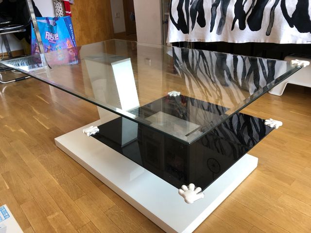 Mesa vidrio templado