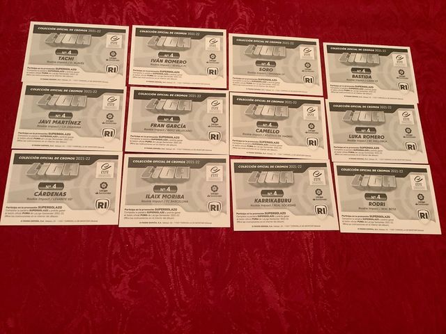 Cromos liga Santander 2021/2022