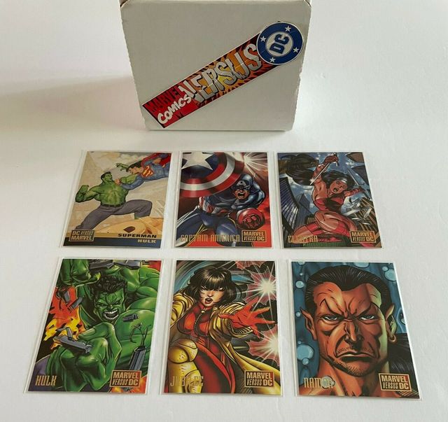 DC Versus Marvel Trading Cards Complete 1100 Set de segunda mano por