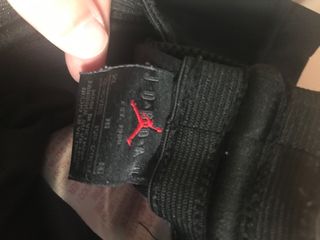 Pantalón corto Jordan negro, rojo y blanco | AW LAB