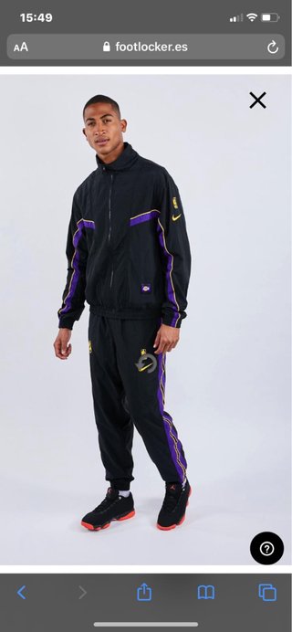 Chandal Nike de los lakers de segunda mano por 80 EUR en Torrejón de Ardoz  en WALLAPOP
