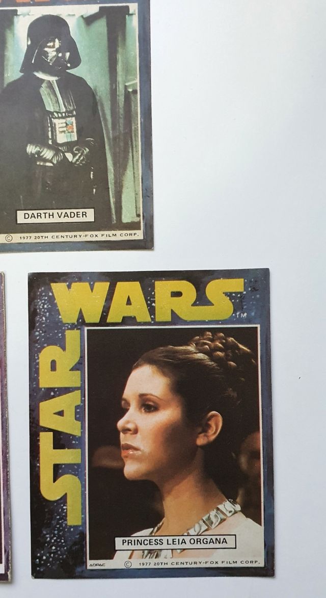Star wars: 12 cromos General Mills USA