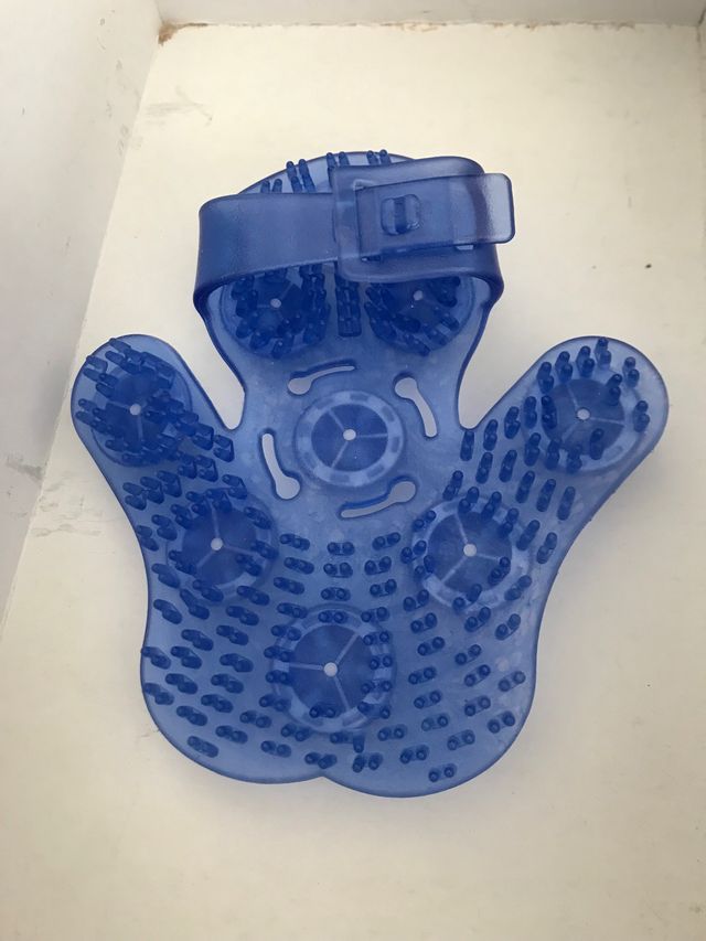 Manopla masaje sin uso