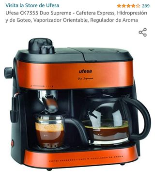 Cafetera Ufesa Con Vaporizador de segunda mano por 40 EUR en Castelldefels  en WALLAPOP