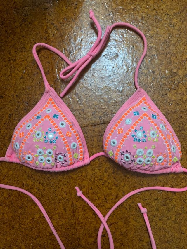 Bikini rosa a specchio