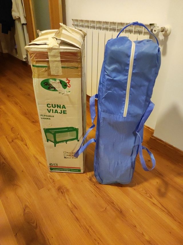 cuna de viaje con bolsa de transporte