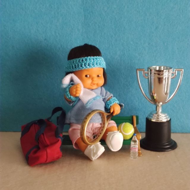 Barriguitas tenista Rafa Nadal y miniaturas