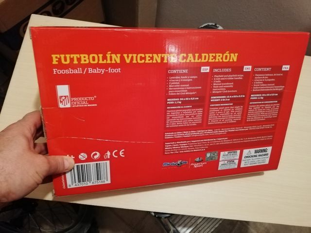 Futbolin Atlético Madrid Vicente Calderón