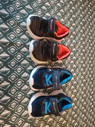Zapatillas bebé champion 22 y 23 de segunda mano por 8 EUR en Mioño en  WALLAPOP