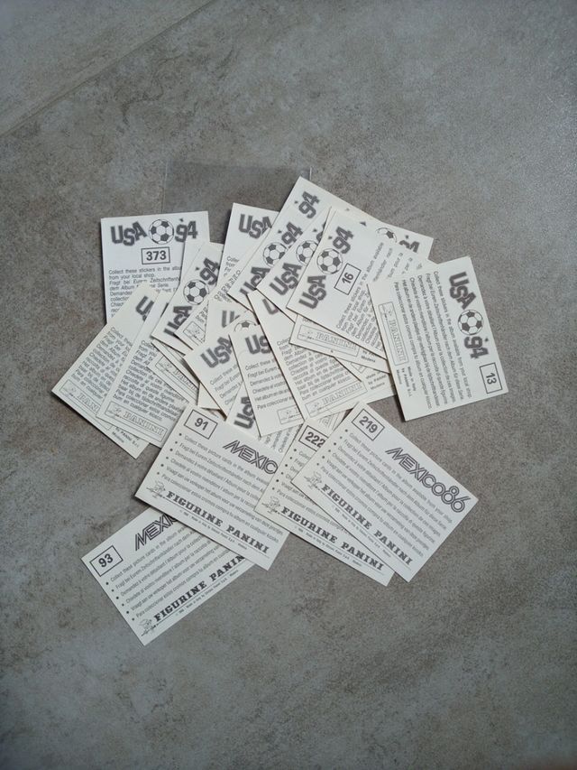 Cromos históricos USA 94 MEXICO 86 Mint