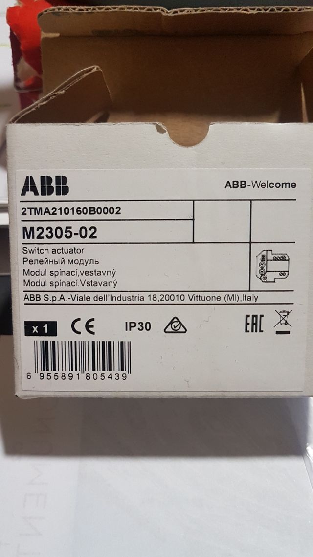 Actuador portero para ABB.