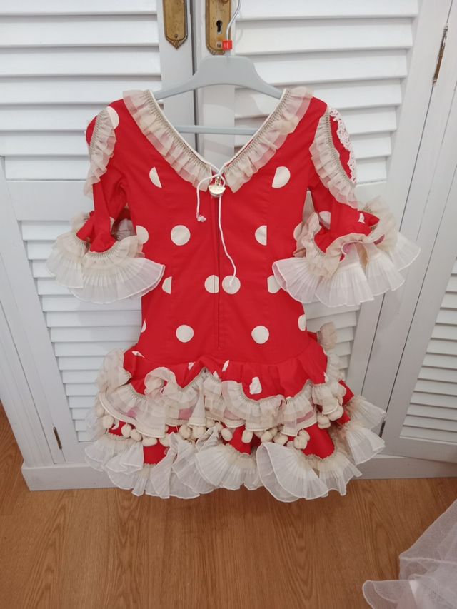 traje de flamenca talla 3