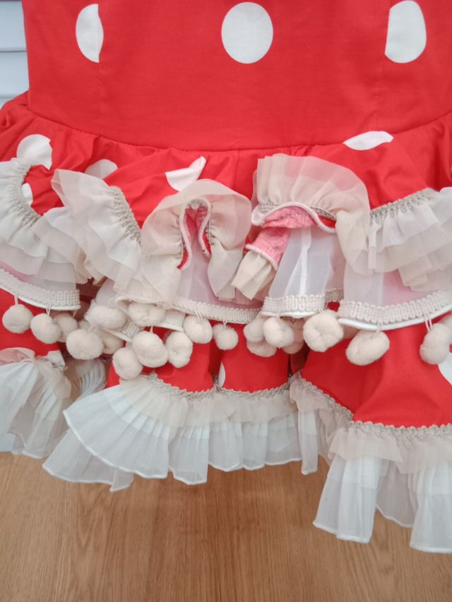 traje de flamenca talla 3