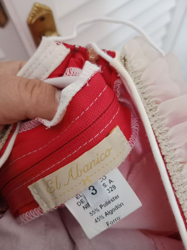 traje de flamenca talla 3