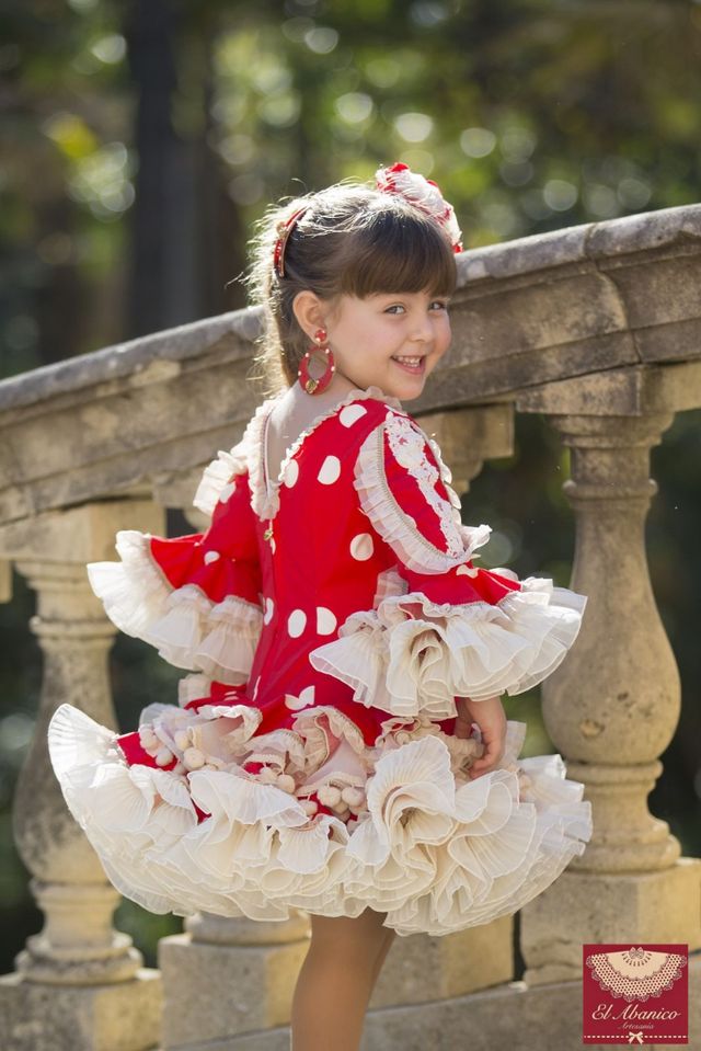 traje de flamenca talla 3