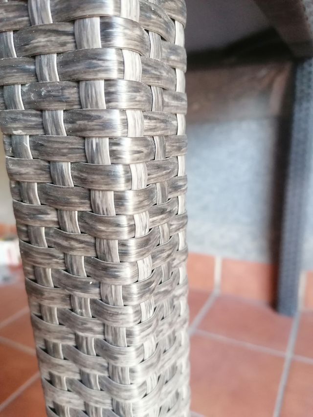 mesa jardín cristal