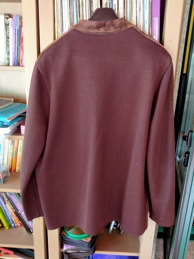 Chaqueta hombre piel-punto