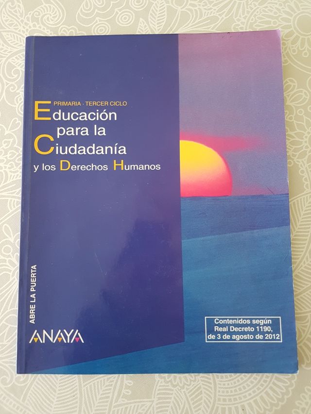 Educación para la ciudadanía. Anaya.