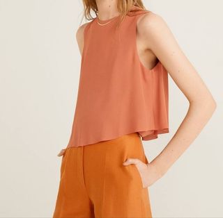 Blusa gasa Mango de segunda mano por 13 EUR en Pineda de Mar en WALLAPOP
