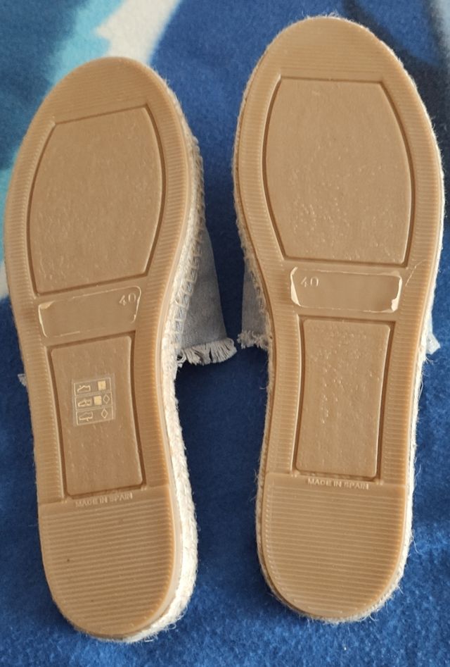 Alpargatas tipo mules