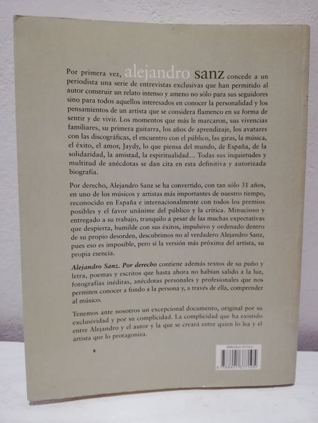 #L4. Libro Alejandro Sanz por derecho, Juan Carlos