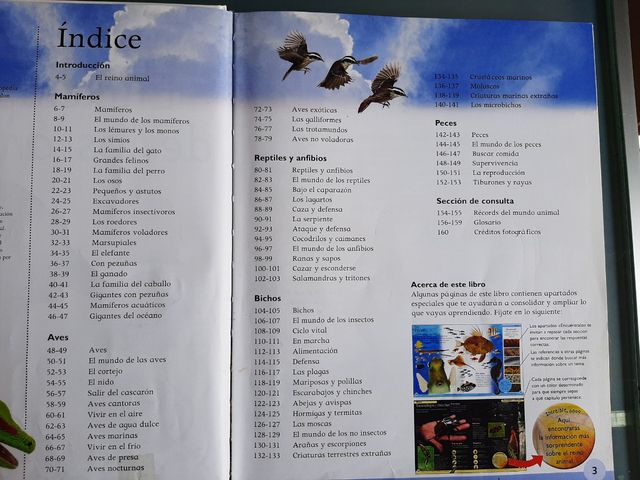 Enciclopedia de los animales dirigida a niños