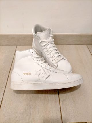 Converse - Zapatillas para Mujer Negras - PRO Talla 35 Color BLANCO