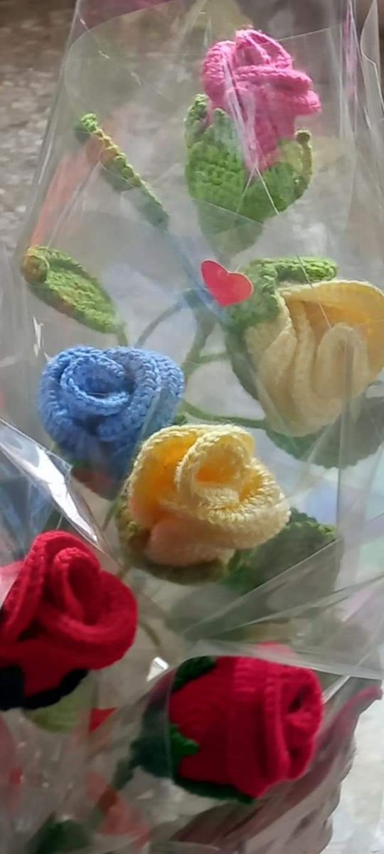 Rosa a crochet 