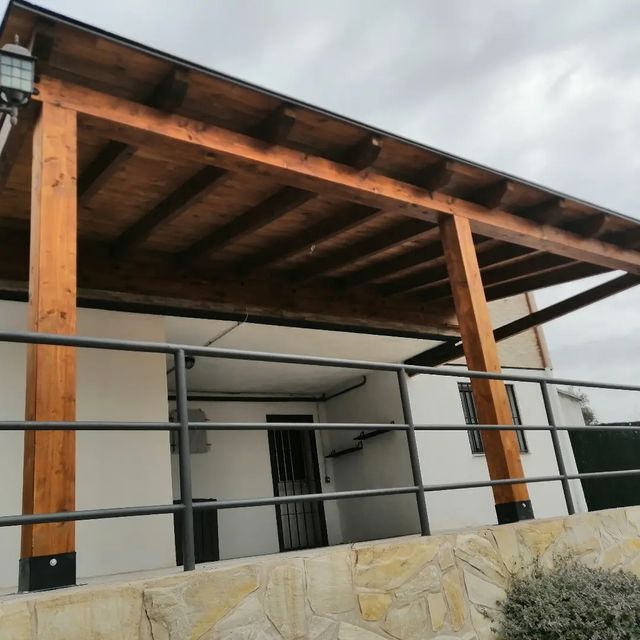 porche jardín
