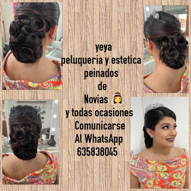 maquillaje y peinados novia