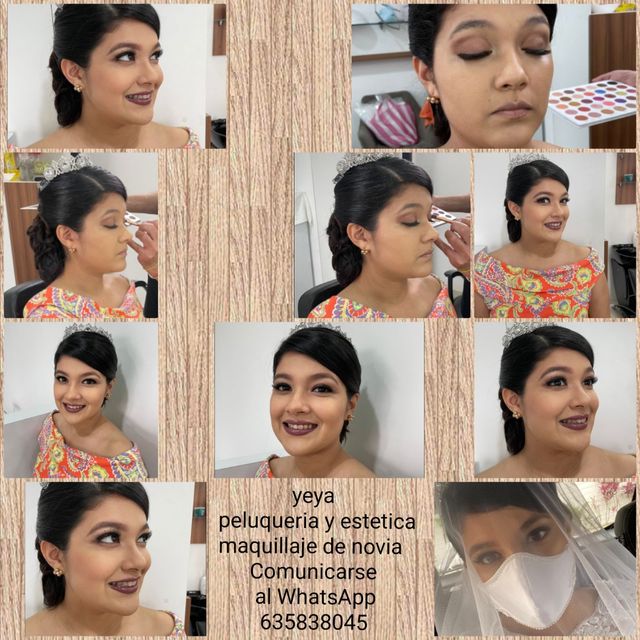 maquillaje y peinados novia