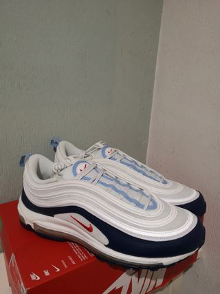 Nike air max 97 usa white blue 47.5 de segunda mano por 120 EUR en Alicante  en WALLAPOP