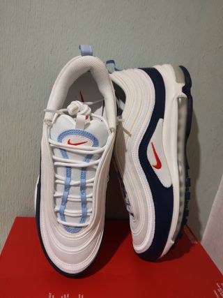 Nike air max 97 usa white blue 47.5 de segunda mano por 120 EUR en Alicante  en WALLAPOP