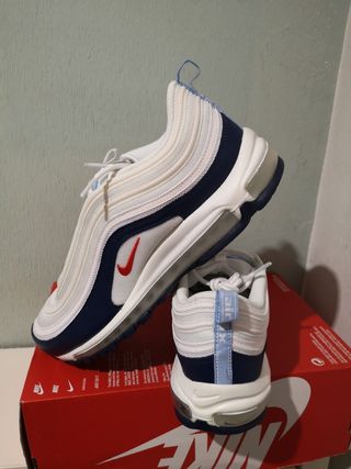 Nike air max 97 usa white blue 47.5 de segunda mano por 120 EUR en Alicante  en WALLAPOP