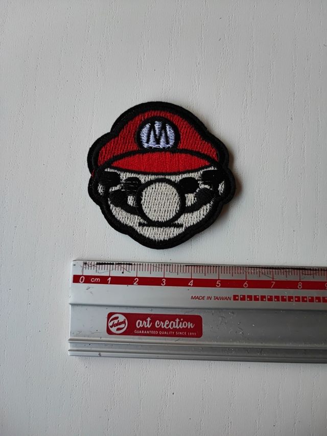 Parches para ropa Mario Bros