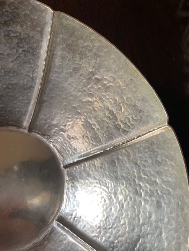 Set ciotole in alpacca di Remigio Covetta