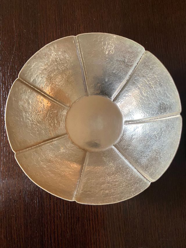 Set ciotole in alpacca di Remigio Covetta