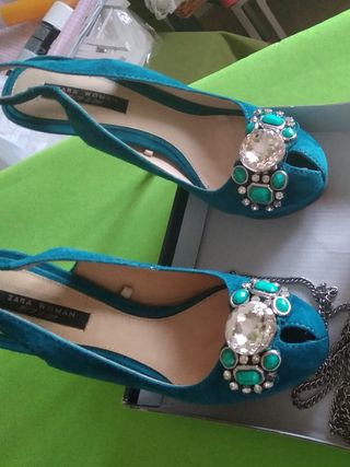 Zapatos best sale turquesa zara