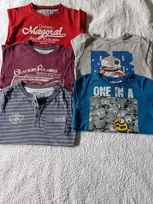 Lote camisetas talla 4 años