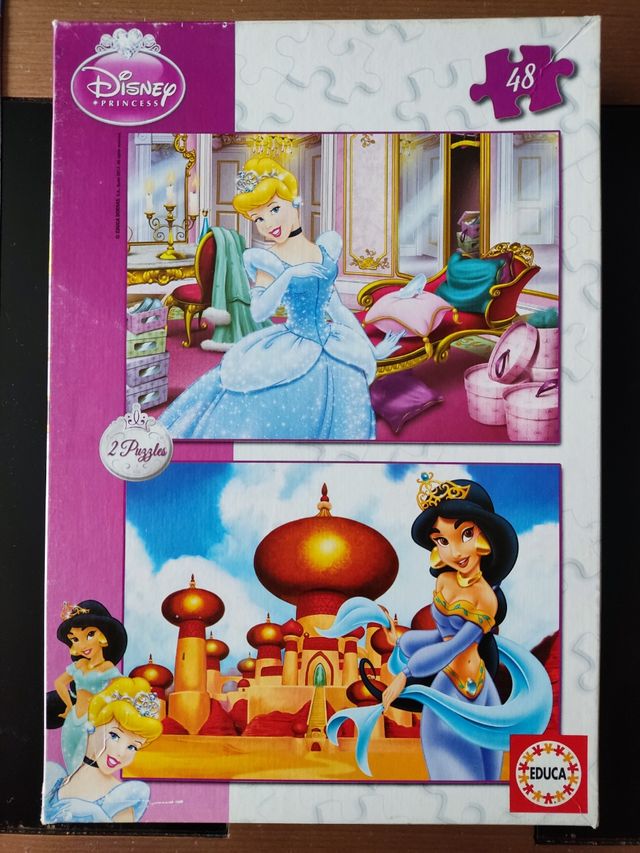 6 Puzzles Princesas Disney