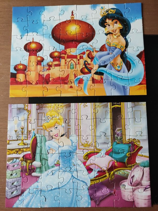 6 Puzzles Princesas Disney