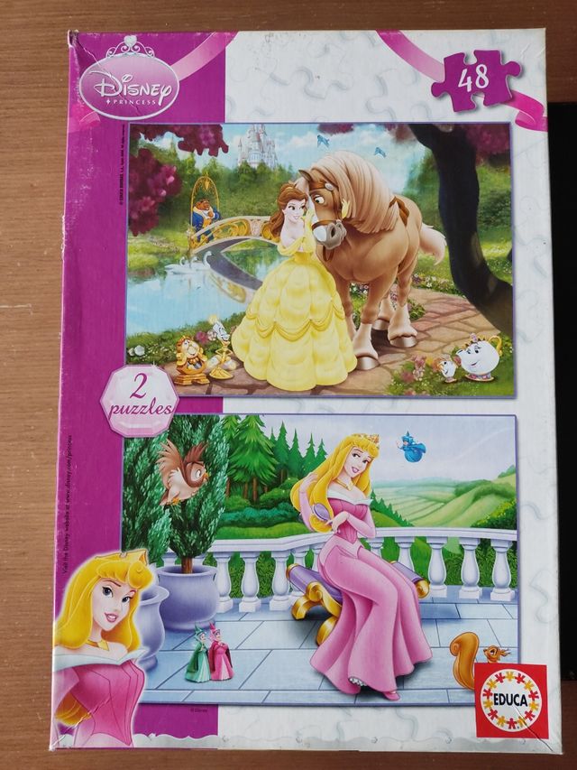 6 Puzzles Princesas Disney