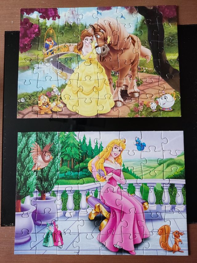 6 Puzzles Princesas Disney
