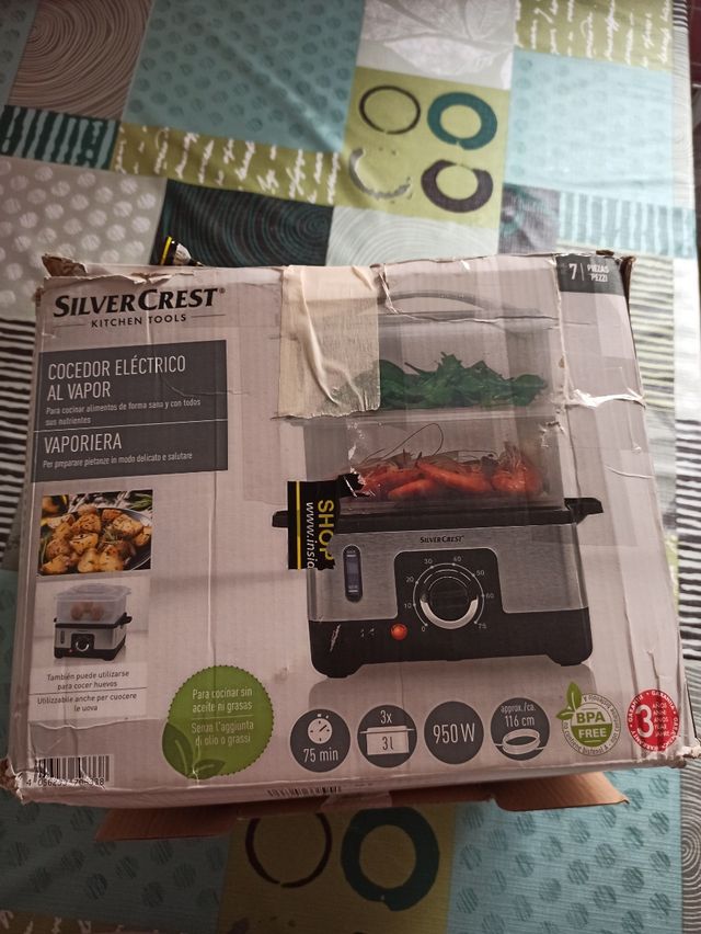 cocedor electrónico al vapor, A ESTRENAR