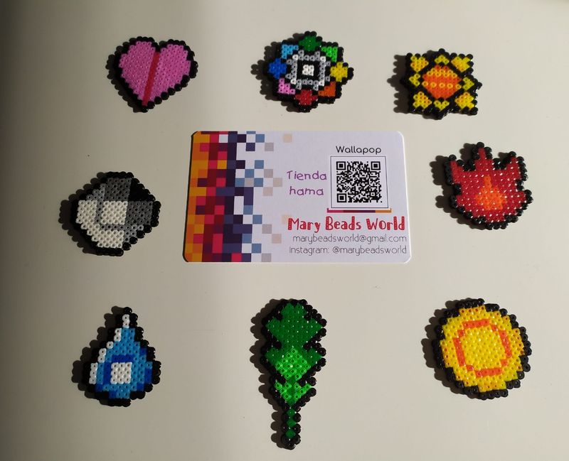 Imagen de Medallas Pokémon Kanto hama