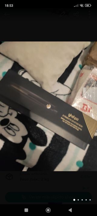 Plancha de pelo ghd de segunda mano por 100 EUR en Sevilla en WALLAPOP