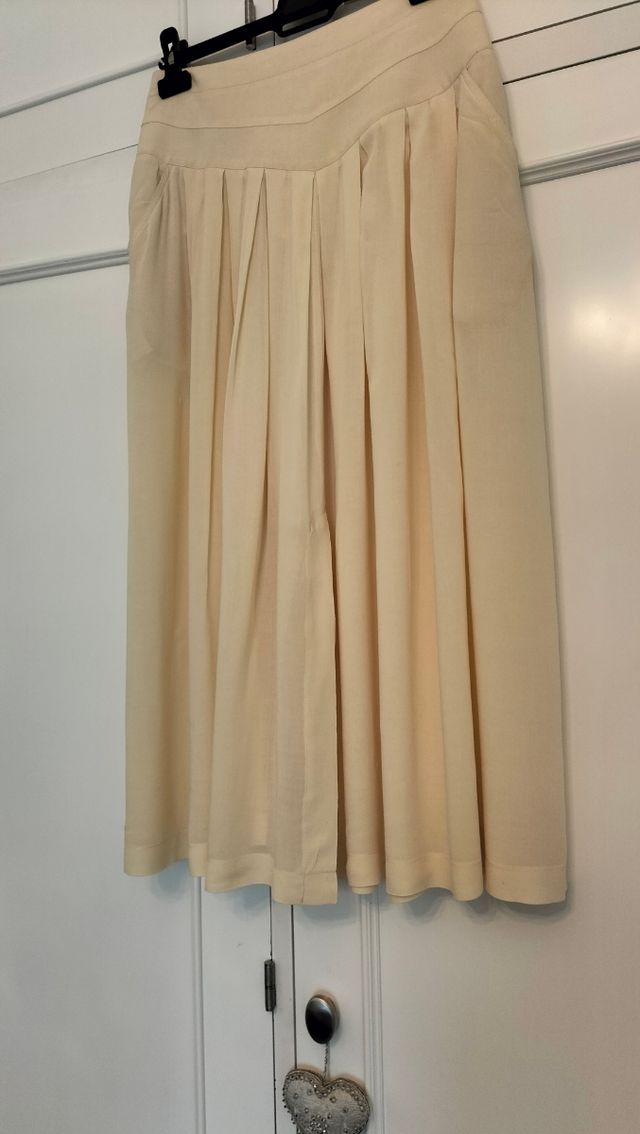 Falda en gasa de algodón de Roberto Verinno